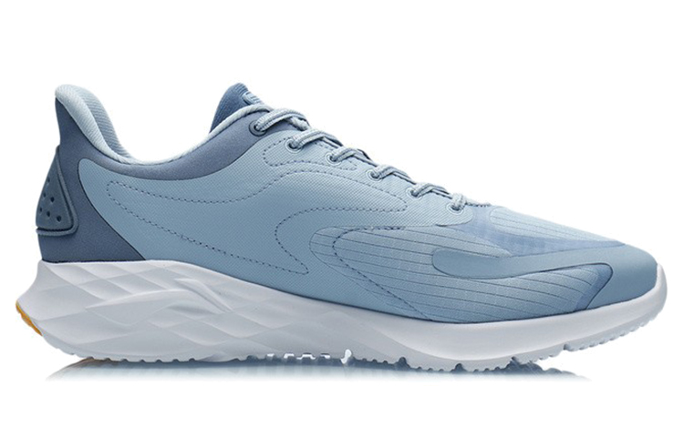 LiNing Reflective Low-Top Running Shoes Men's Mist Blue Classic Casual Sports