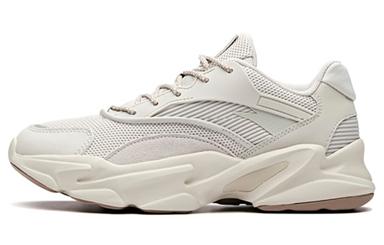 Anta Life Collection Slip Resistant, Abrasion Resistant, Breathable Low Top Casual Shoes Men's Linen Gray