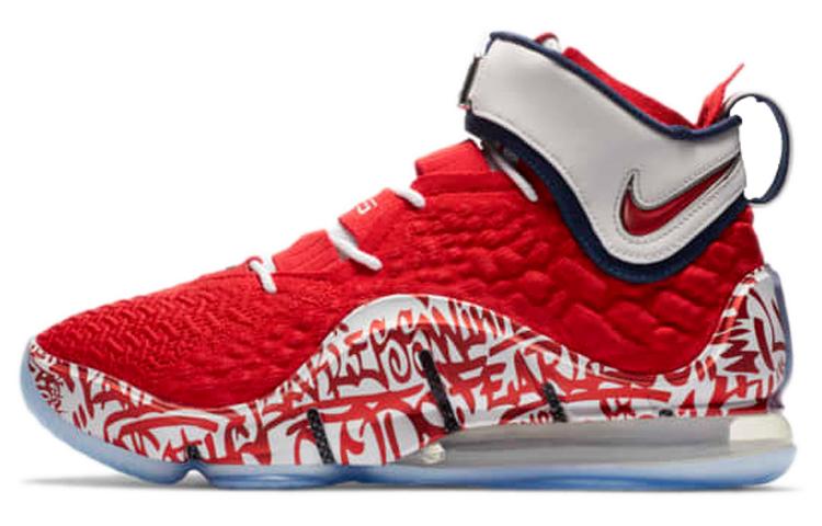 Nike LeBron 17 EP LeBron 4 Red Graffiti