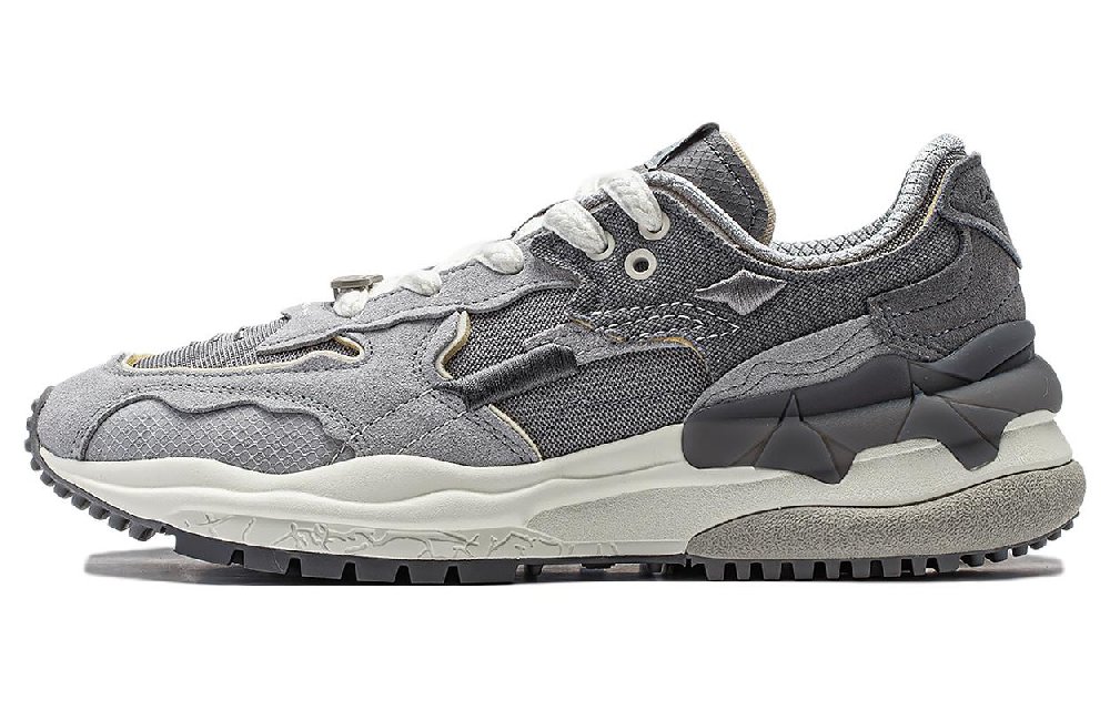 LiNing Origin 2 Origin 2 Anti Slip Wear Resistant Low Top Casual Shoes Men's Brick Gray