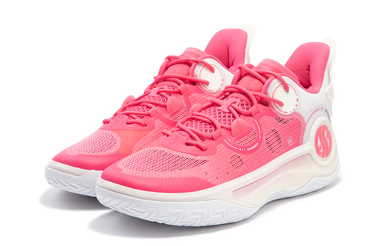 361° AG 4 SOAR Basketball Shoes Men's Low top Cyclamen Pink/361 Degrees White