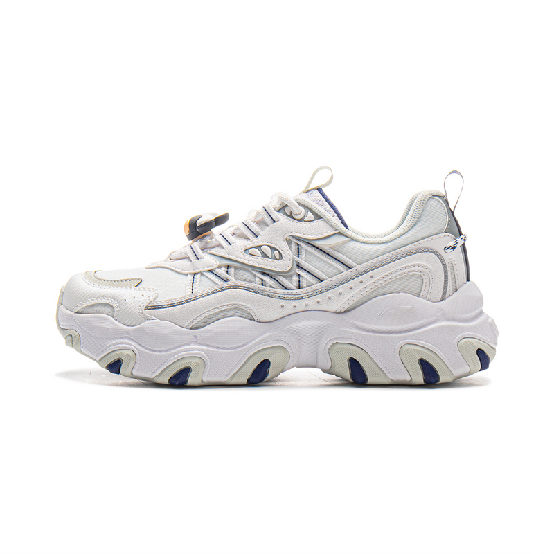 Disney x LiNing Cat Paw Lite3 Wear resistant And Lightweight Low Top Chunky Sneakers Women's Standard White