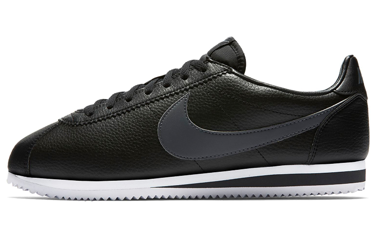 Nike Classic Cortez Leather Black/Dark Grey White