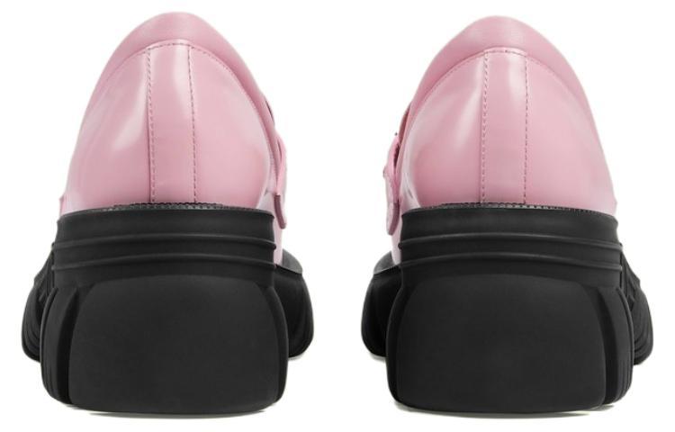 GUCCI Interlocking Platform Shoes Women's Pink