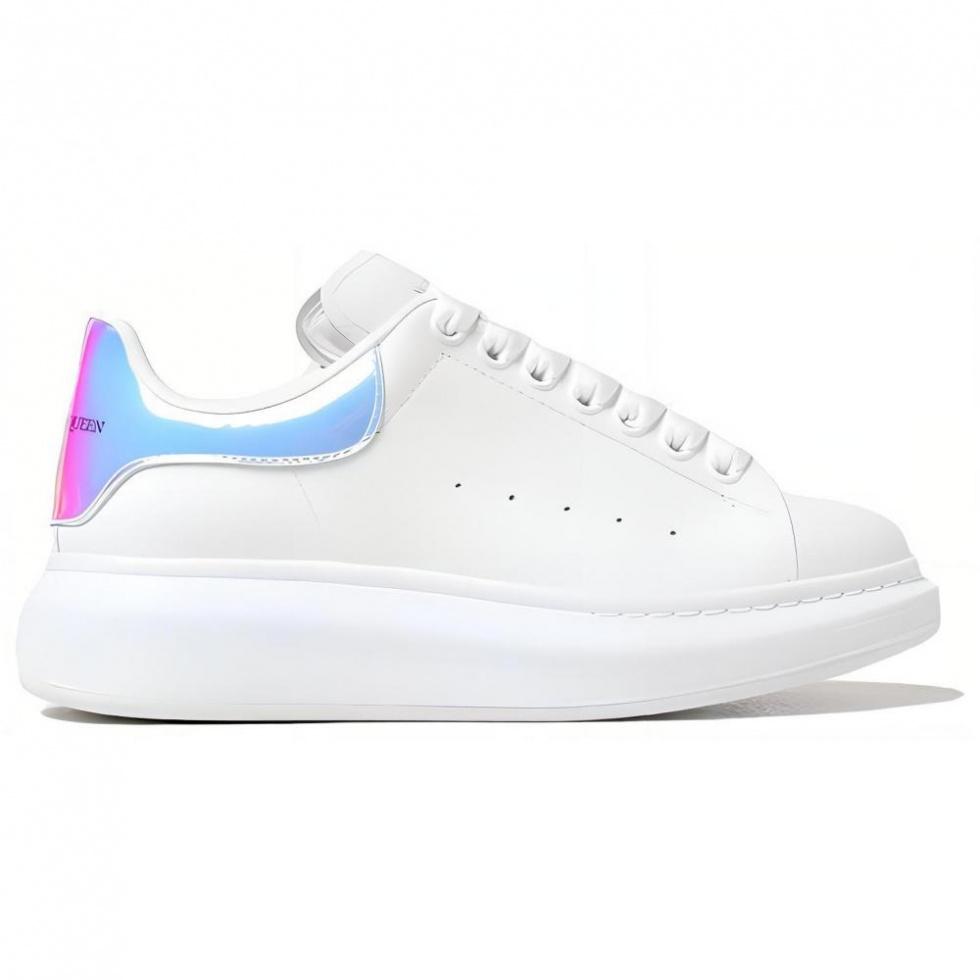Alexander McQueen Oversized Sneaker 'White Shock Pink' Women's