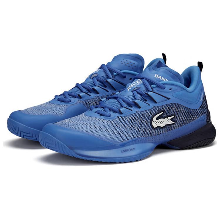 LACOSTE Slip-Resistant Low-Top Casual Shoes Men's Blue