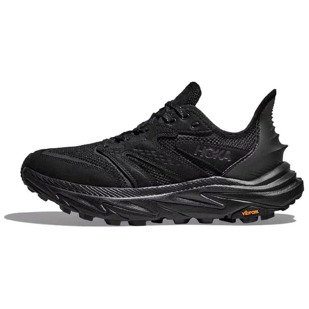 HOKA ONE ONE Anacapa 2 Slip-Resistant Breathable Low-Top Running Shoes Unisex Black