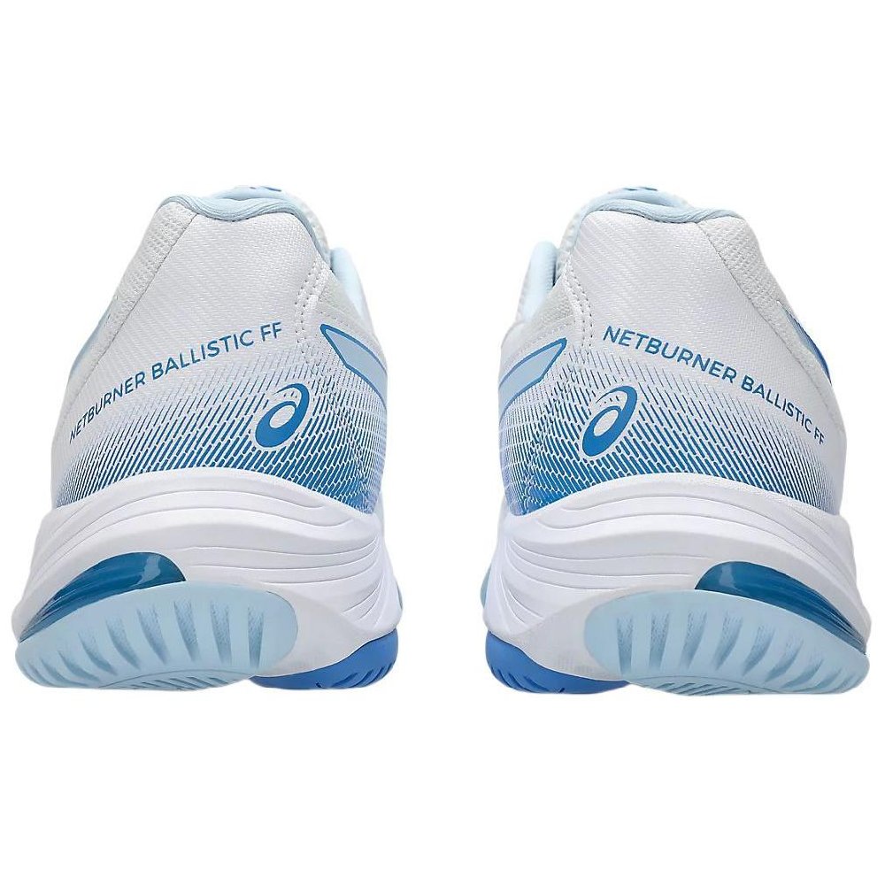 Asics Netburner Ballistic Ff 3 White Blue Coast Women's