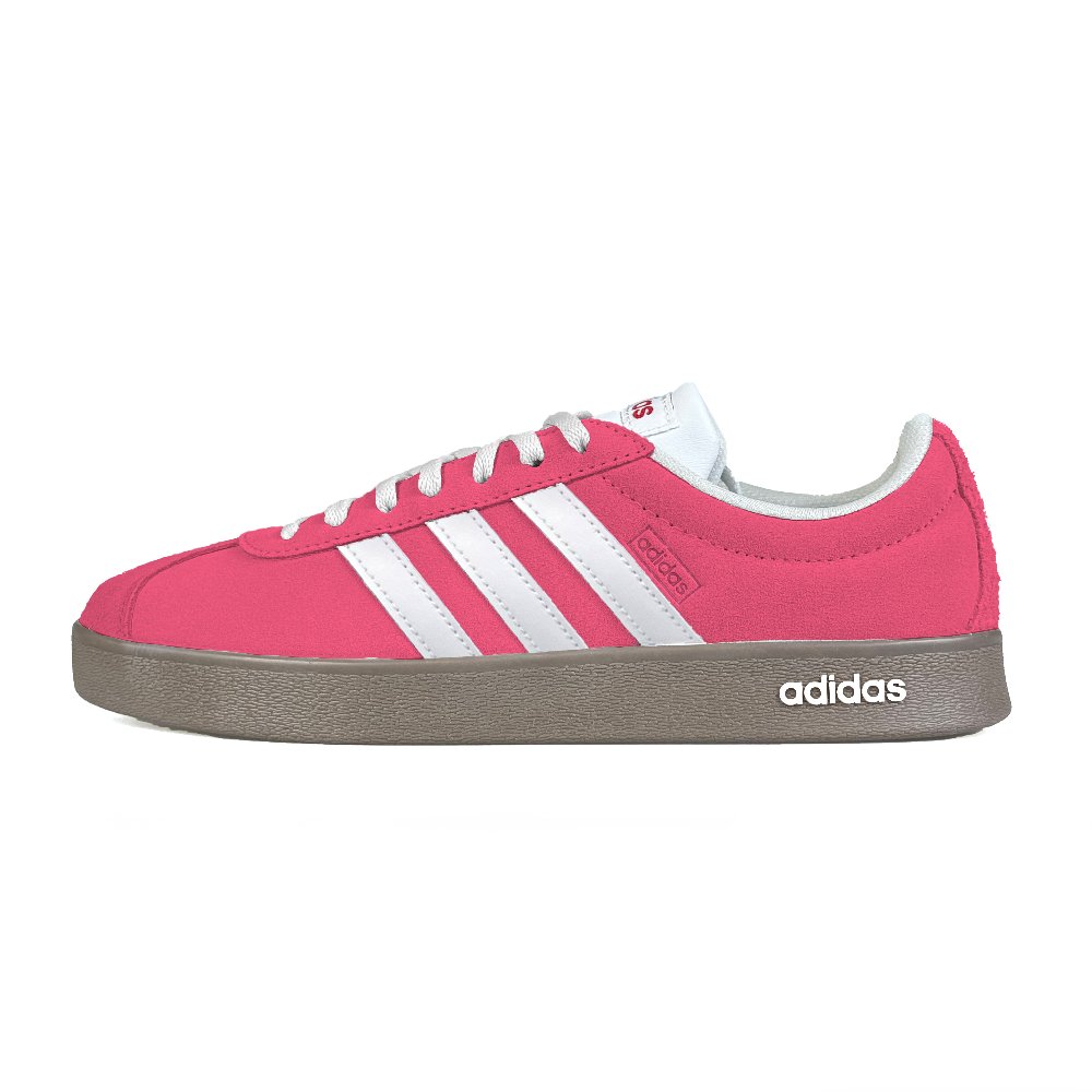 Adidas VL COURT 2.0 Low Top Skateboard Shoes Women's Rose Red