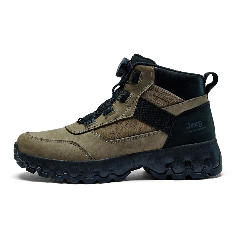 Jeep Short Outdoor Boots Men's Olive Green