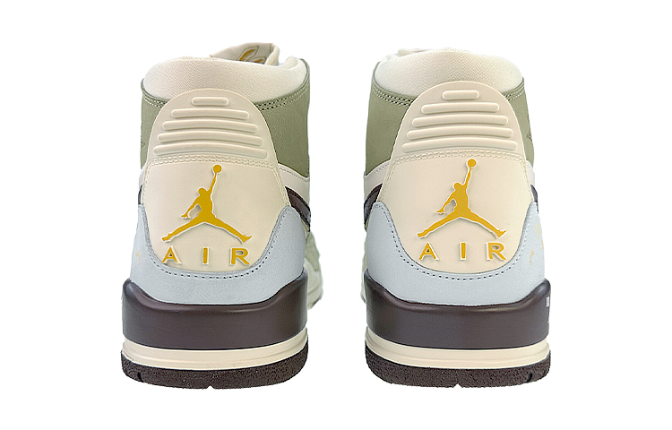 Jordan Legacy 312 High-Top Vintage Basketball Shoes Men's White Green Gold купить в интернет-магазине Yoocart с быстрой доставкой по России.