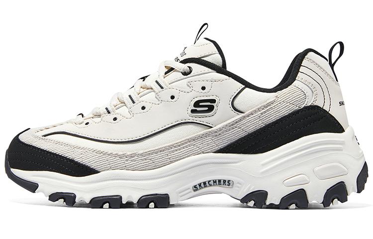 Skechers Arch Fit D'lites 'White Black' Women's