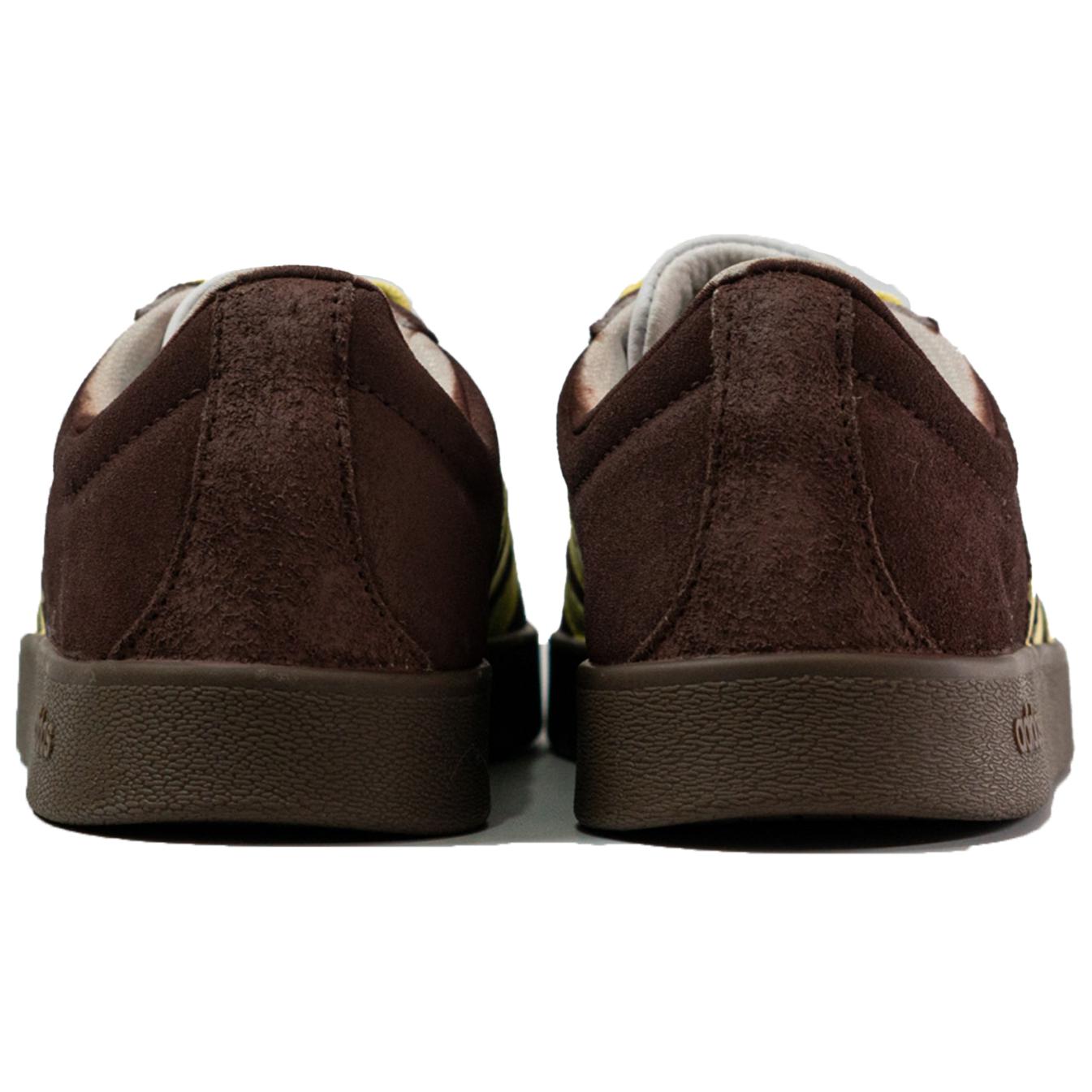 Adidas VL COURT 2.0 Anti-Slip Wear-Resistant Low-Top Skateboard Shoes Unisex Brown Yellow купить в интернет-магазине Yoocart с быстрой доставкой по России.
