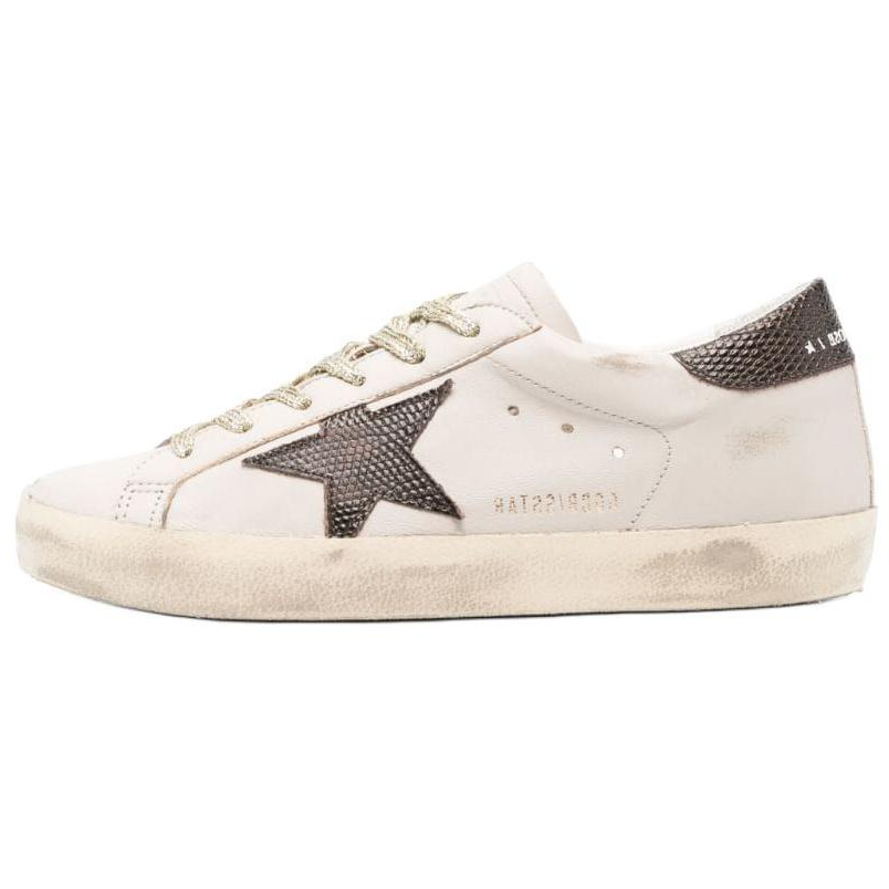 Golden Goose Super Star Low Top Skateboard Shoes Women's White