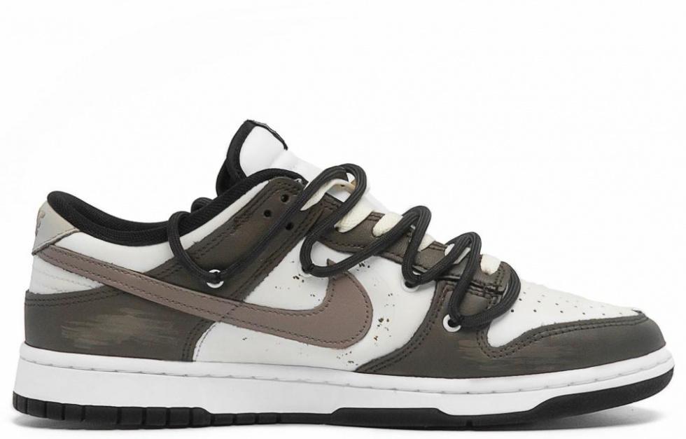 Nike Dunk Anti Slip Wear Resistant Low Top Skateboard Shoes Men's Black White Brown купить в интернет-магазине Yoocart с быстрой доставкой по России.