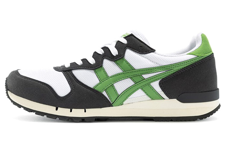 Onitsuka Tiger Alvarado Cushioned Slip-Resistant Abrasion-Resistant Low-Top Casual Shoes Unisex White Green Black