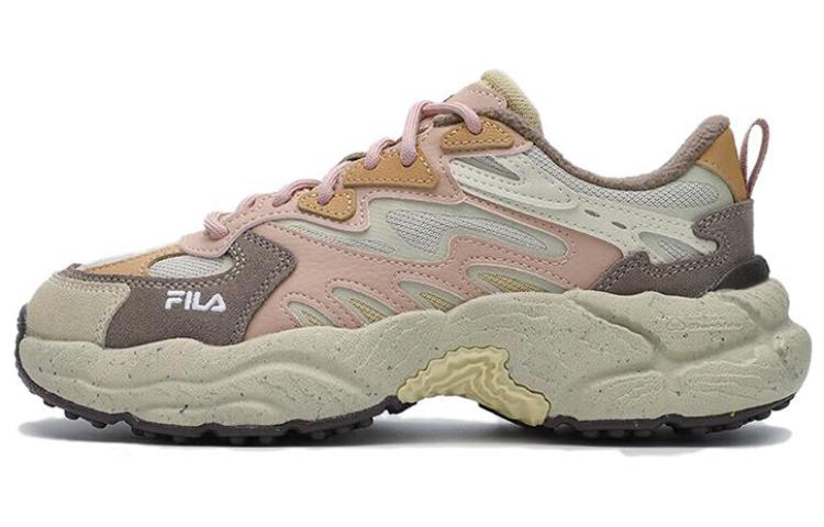 FILA Fern Collection Low Top Casual Shoes Women's Yellow Brown Pink