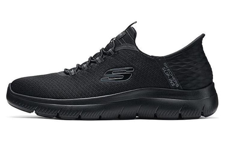 Skechers Sport Hands Free Slip Ins Low Top Casual Shoes Men's Black