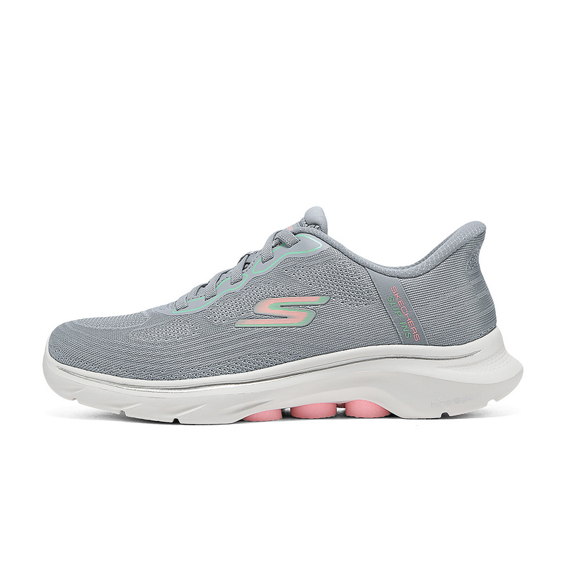 Skechers Slip Ins Low Top Casual Shoes Women's Gray