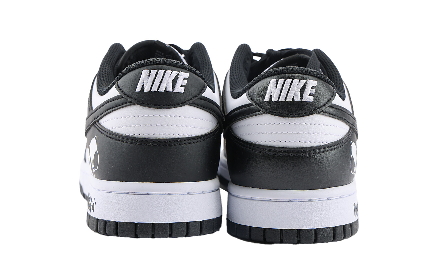 Nike Dunk Coverage Slip Resistant And Abrasion Resistant Low Top Skateboard Shoes Unisex Black White купить в интернет-магазине Yoocart с быстрой доставкой по России.
