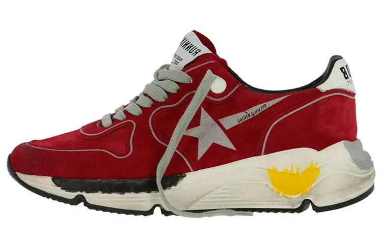 Golden Goose Running Sole Low top Casual Shoes Women's Red