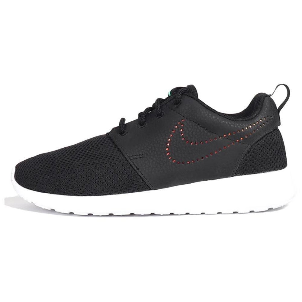 Nike Roshe One Anti-Slip Wear-Resistant Low-Top Running Shoes Women's Black