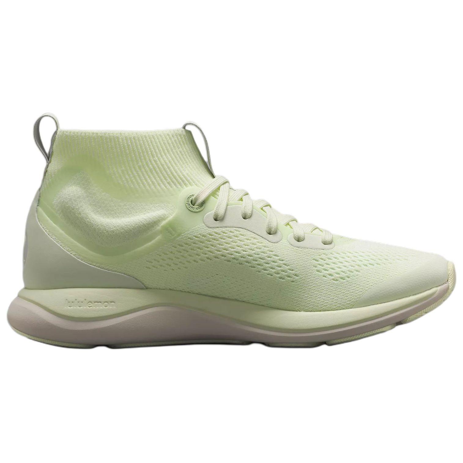 Lululemon Chargefeel Slip Resistant Abrasion Resistant Mid top Training Running Shoes Women's Green White