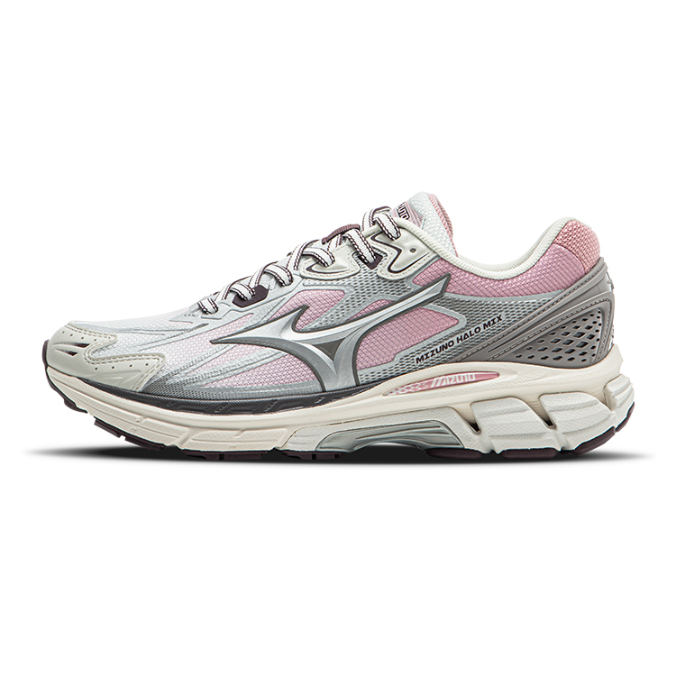 Mizuno Halo Mi Cushioning Anti-Slip Wear-Resistant Breathability Low-Top Running Shoes Women's White Gray Purple Red купить в интернет-магазине Yoocart с быстрой доставкой по России.