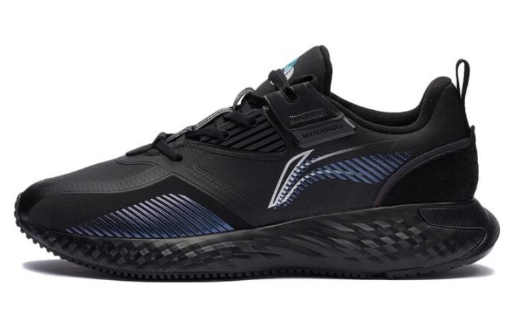 LiNing Cloud Shield Wear-Resistant Slip-Resistant Low-Top Running Shoes Men's Black