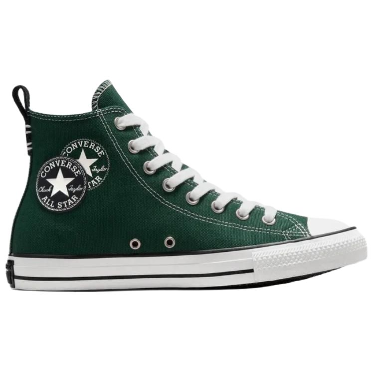 Converse All Star Anti-Slip Wear-Resistant High-Top Canvas Shoes Unisex Green