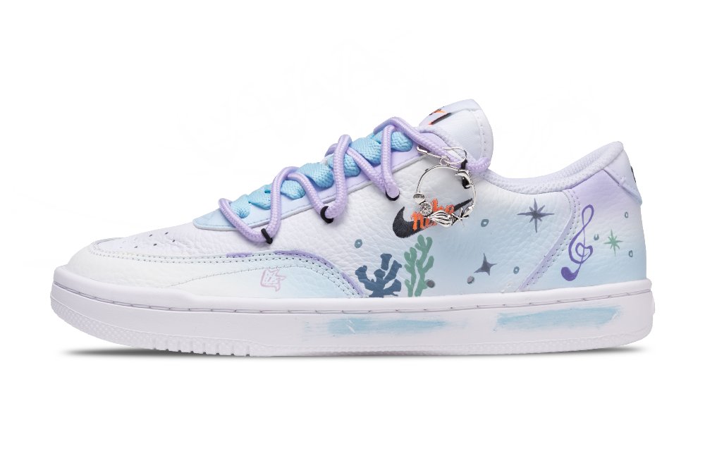 Nike Cortez Vintage Low Top Casual Shoes Women's Sky Blue