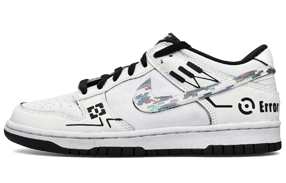 Nike Dunk Anti Slip Wear Resistant Low Top Skateboard Shoes Men's White