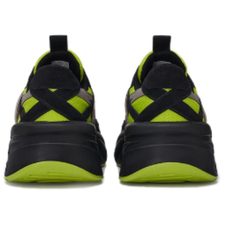 Onitsuka Tiger SP Series Anti Slip Wear Resistant Low Top Chunky Sneakers Unisex Green Black