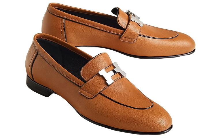 HERMES Paris Casual Single Shoes Women's Brown