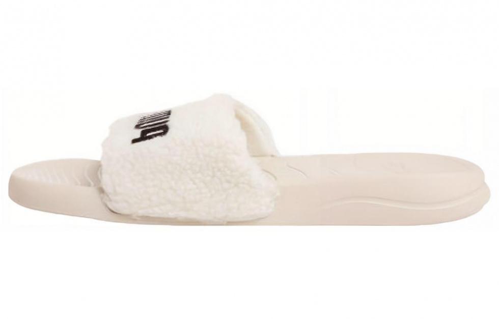 PUMA Popcat 20 White Velvet Slippers