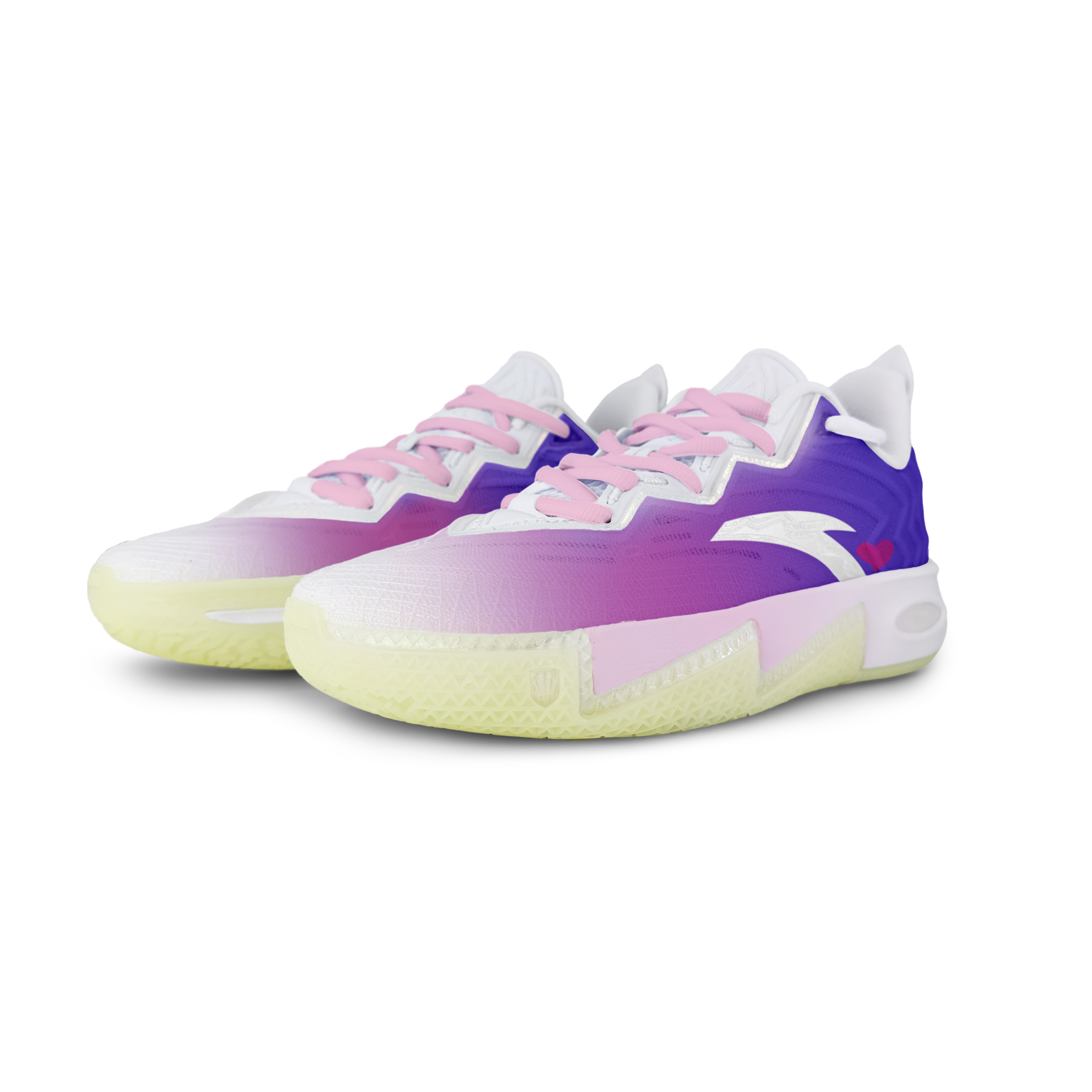 Anta KAI 2 Cushioning, Abrasion Resistant, And Resilient Properties Low Top Basketball Shoes Men's Pink Purple купить в интернет-магазине Yoocart с быстрой доставкой по России.