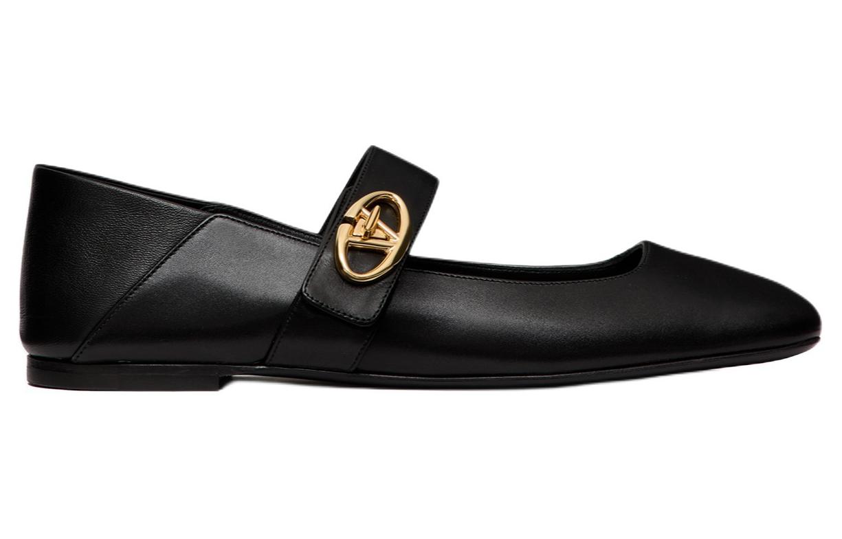 Valentino VLogo Locker Square Toe Ballerina Shoes Women's купить в интернет-магазине Yoocart с быстрой доставкой по России.