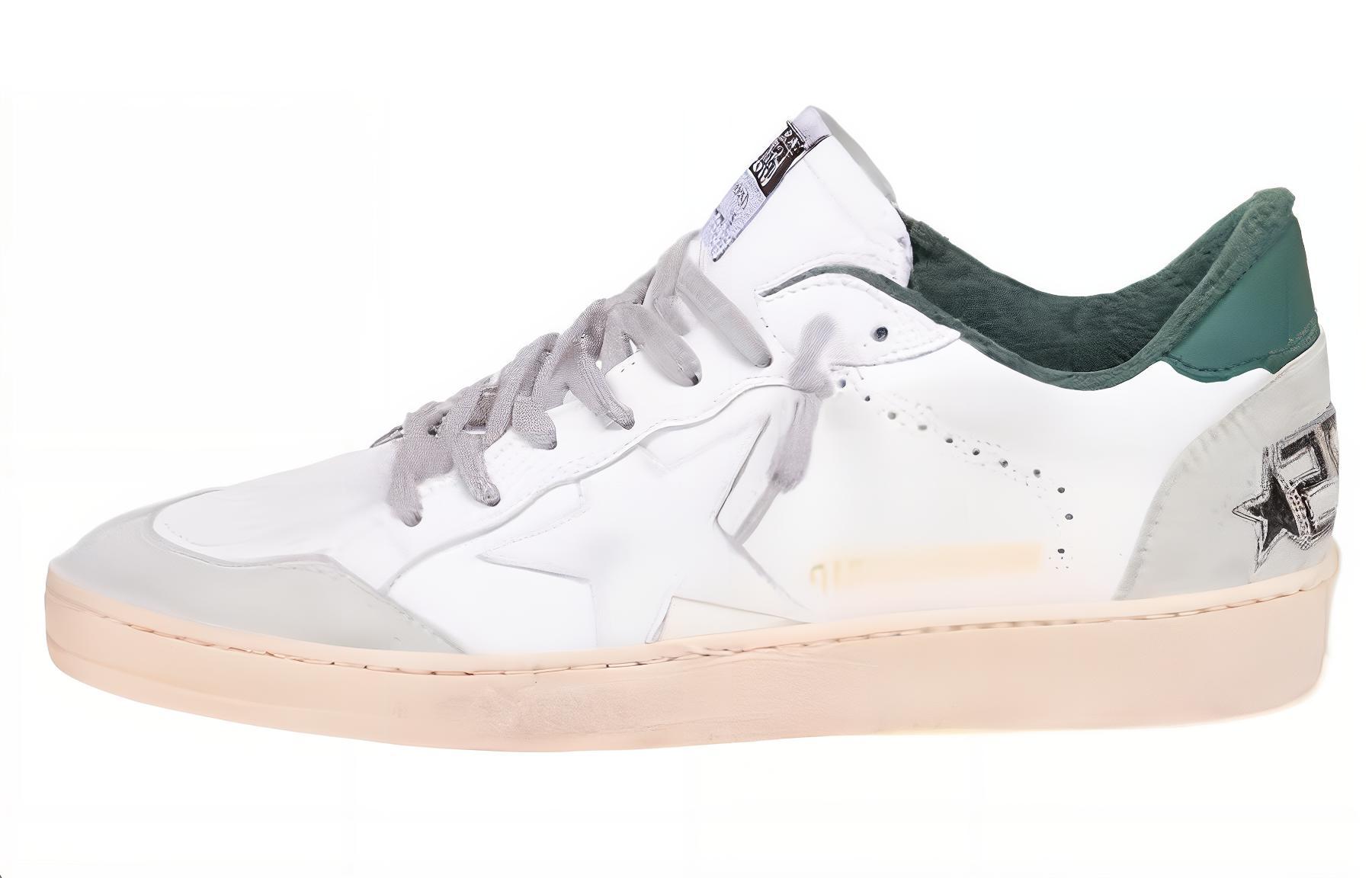 Golden Goose Ball Star White Ice Green