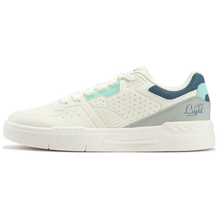 361° Wear-Resistant Low-Top Skateboard Shoes Men's White Blue