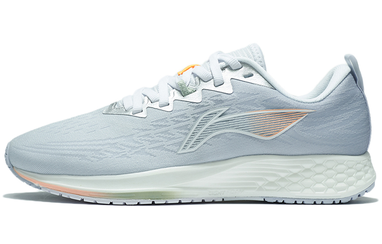 LiNing Red Hare 4 Shock Absorbers Rebound Low Top Running Shoes Women's Gray