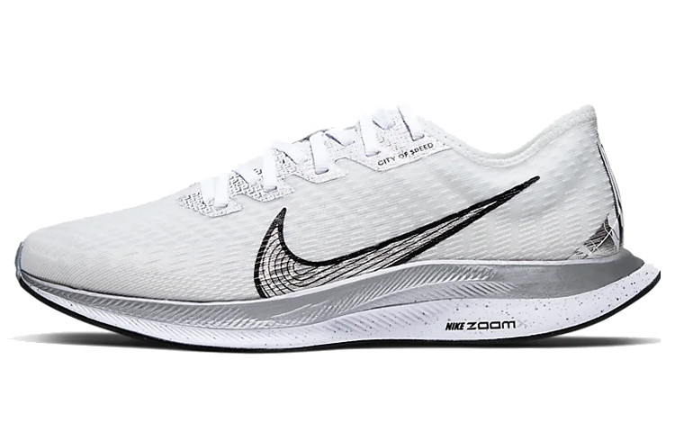 Nike Zoom Pegasus Turbo 2 Rise 'White Metallic Silver' Women's