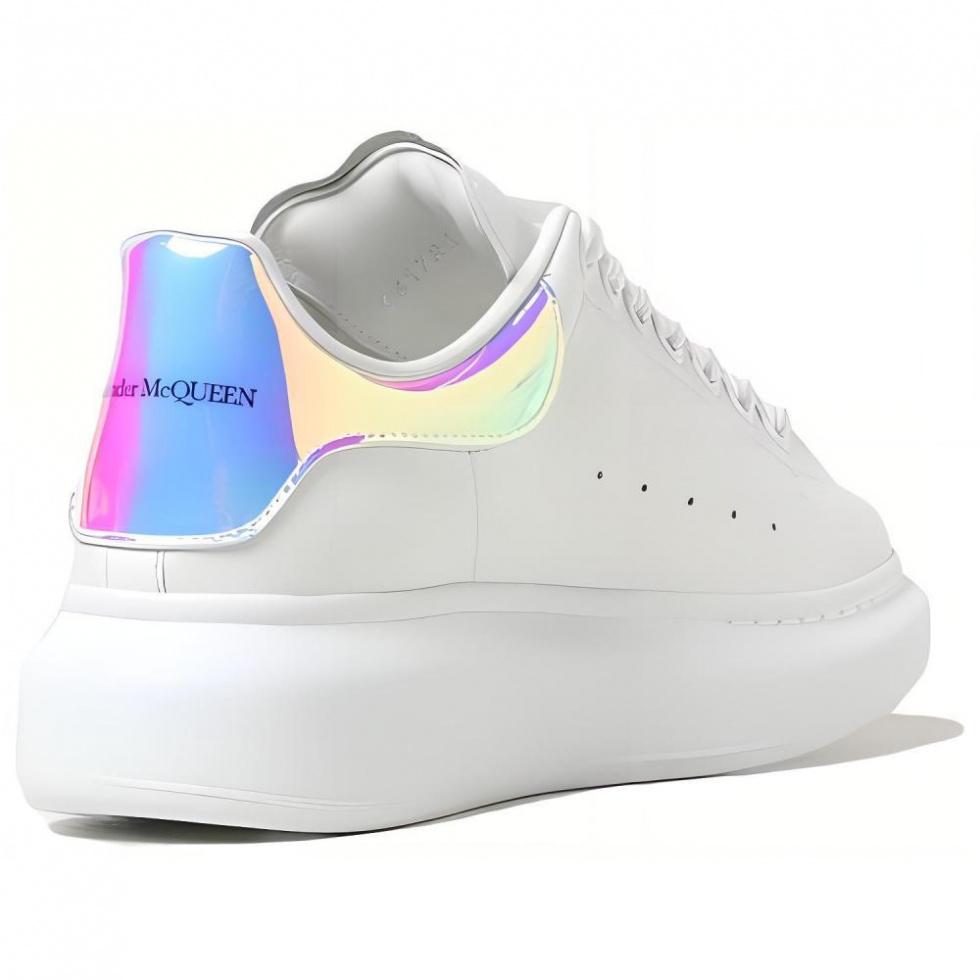 Alexander McQueen Oversized Sneaker 'White Shock Pink' Women's