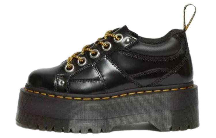 Dr. Martens Women's 5 Eye Max Buttero Leather Platform 'Black Buttero' Women's