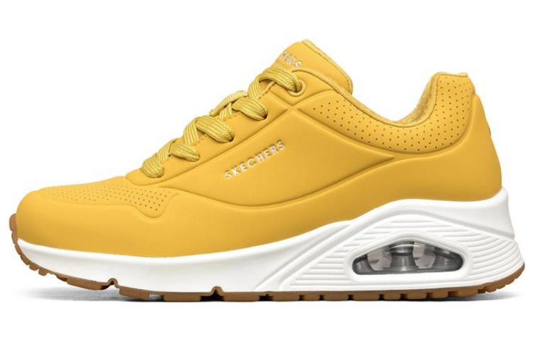 Skechers Uno Wear-Resistant Breathable Rebound Low-Top Casual Shoes Women's Yellow