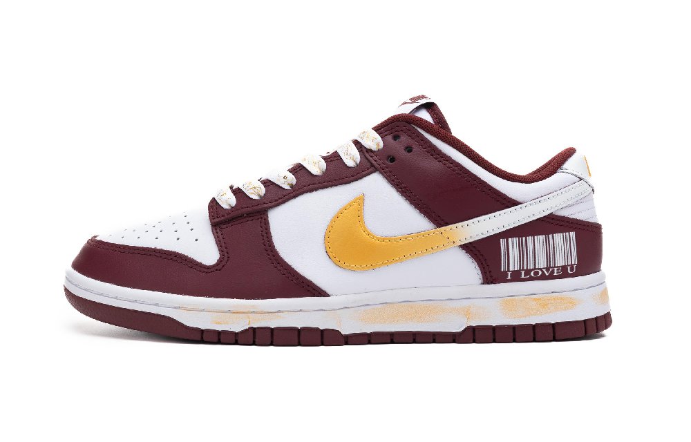 Nike Dunk Brown Shoes, Walk Slowly Anti Slip Wear Resistant Low Top Skateboard Shoes Unisex Umber