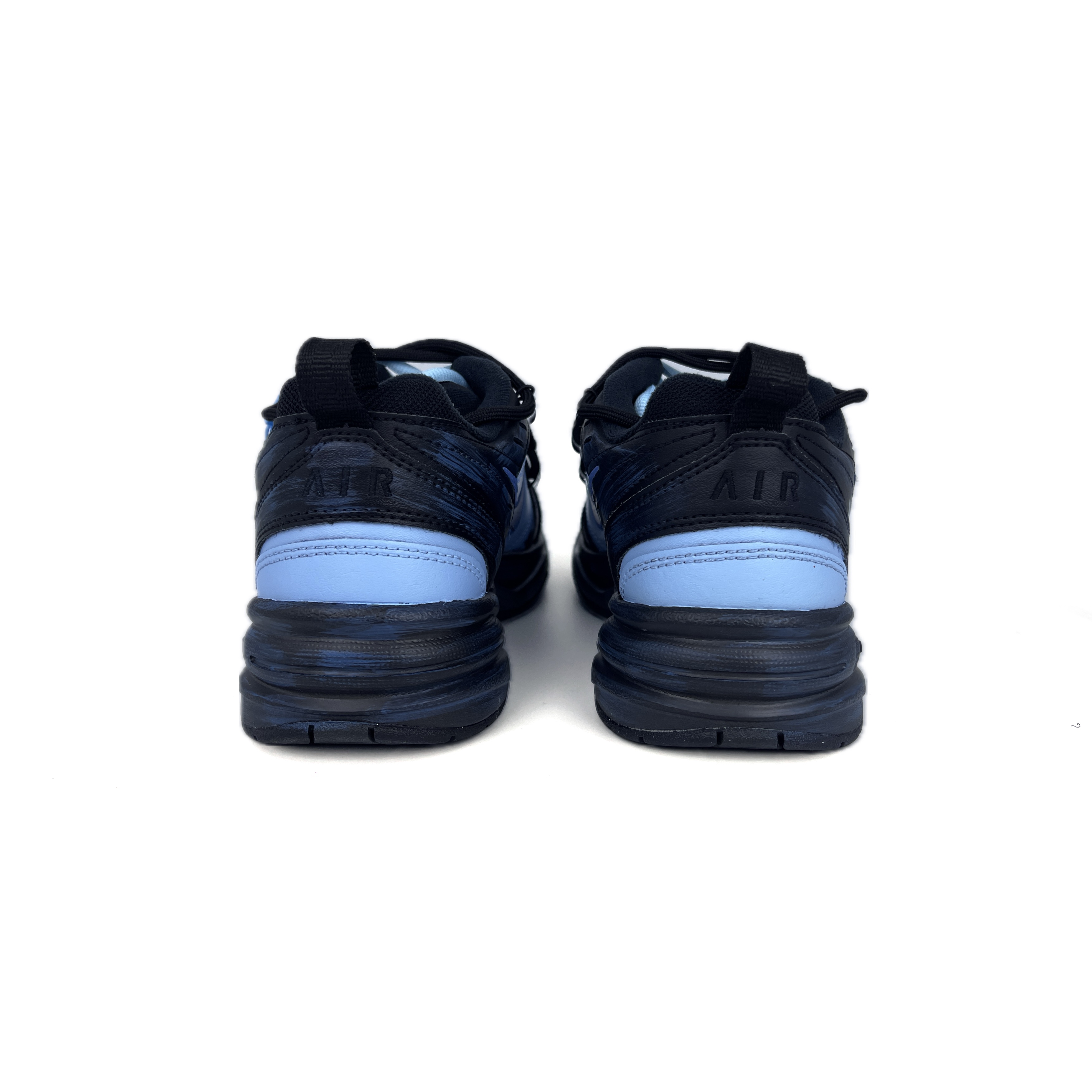 Nike Air Monarch 4 Anti-Slip And Wear-Resistant Lightweight Low-Top Chunky Sneakers Unisex Black Purple купить в интернет-магазине Yoocart с быстрой доставкой по России.