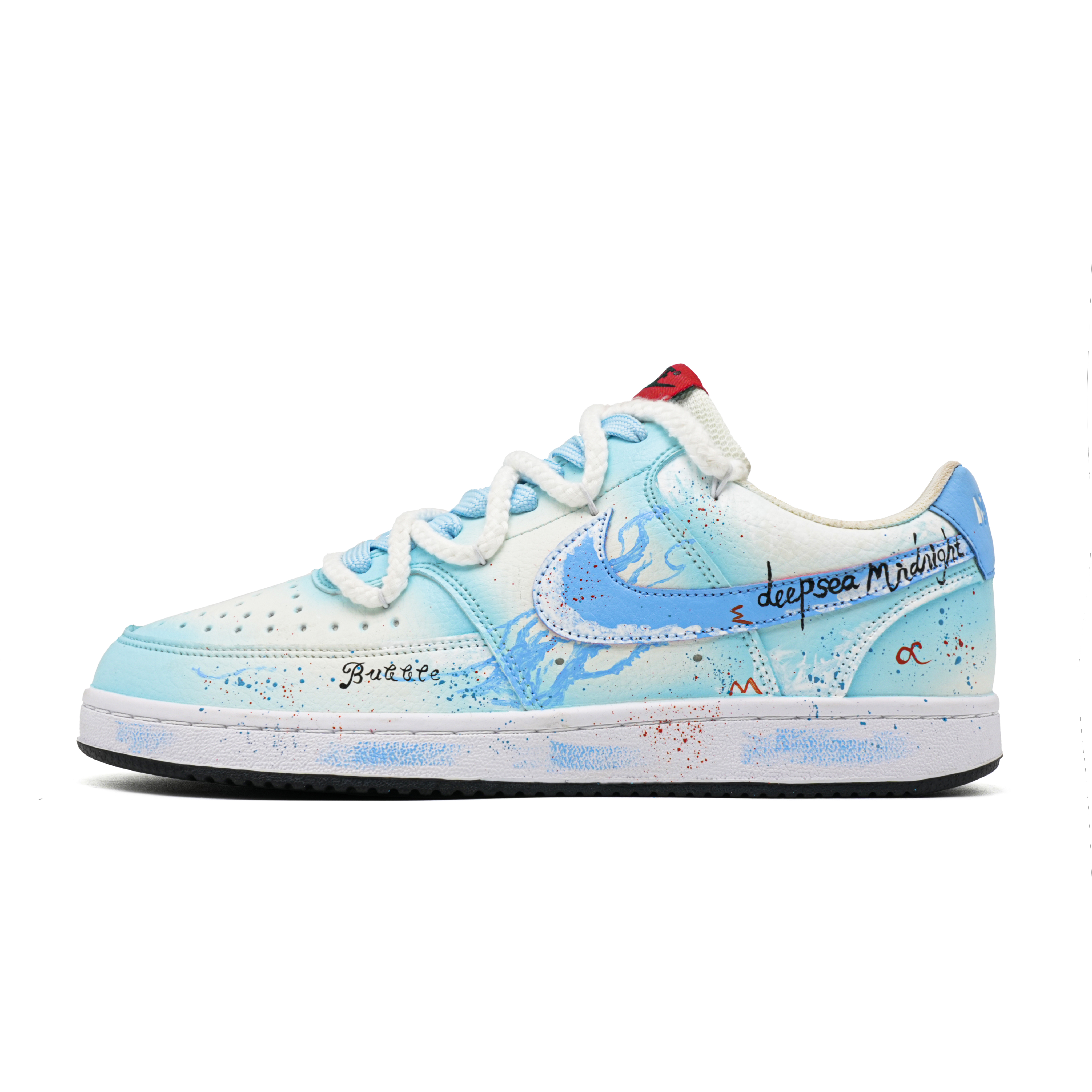 Nike Court Sea Salt Fun Cushioning Low top Skateboard Shoes Men's