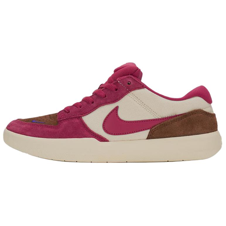 Nike SB Force 58 Abrasion Resistant Low Top Skateboard Shoes Men's Pink