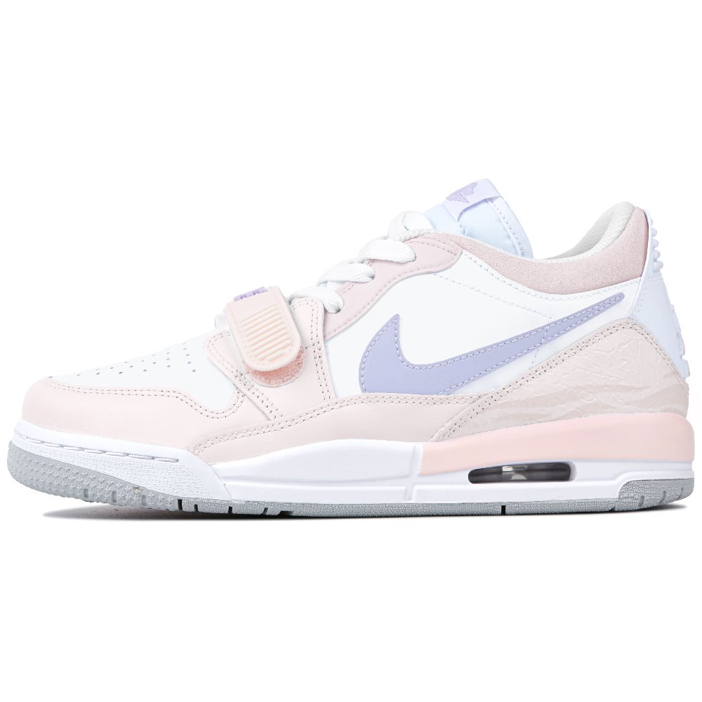 Jordan Legacy 312 Vintage Basketball Shoes Women's Low Top White/Purple/Pink