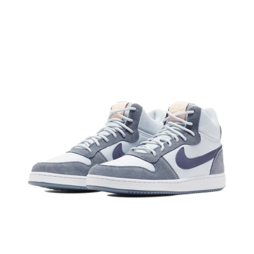 Nike Court Borough Slip Resistant Abrasion Resistant Mid top Skateboard Shoes Women's Gray Blue купить в интернет-магазине Yoocart с быстрой доставкой по России.